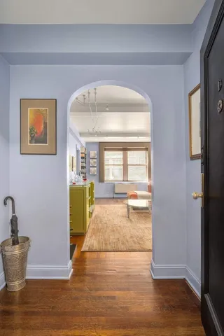 a view of a brick building