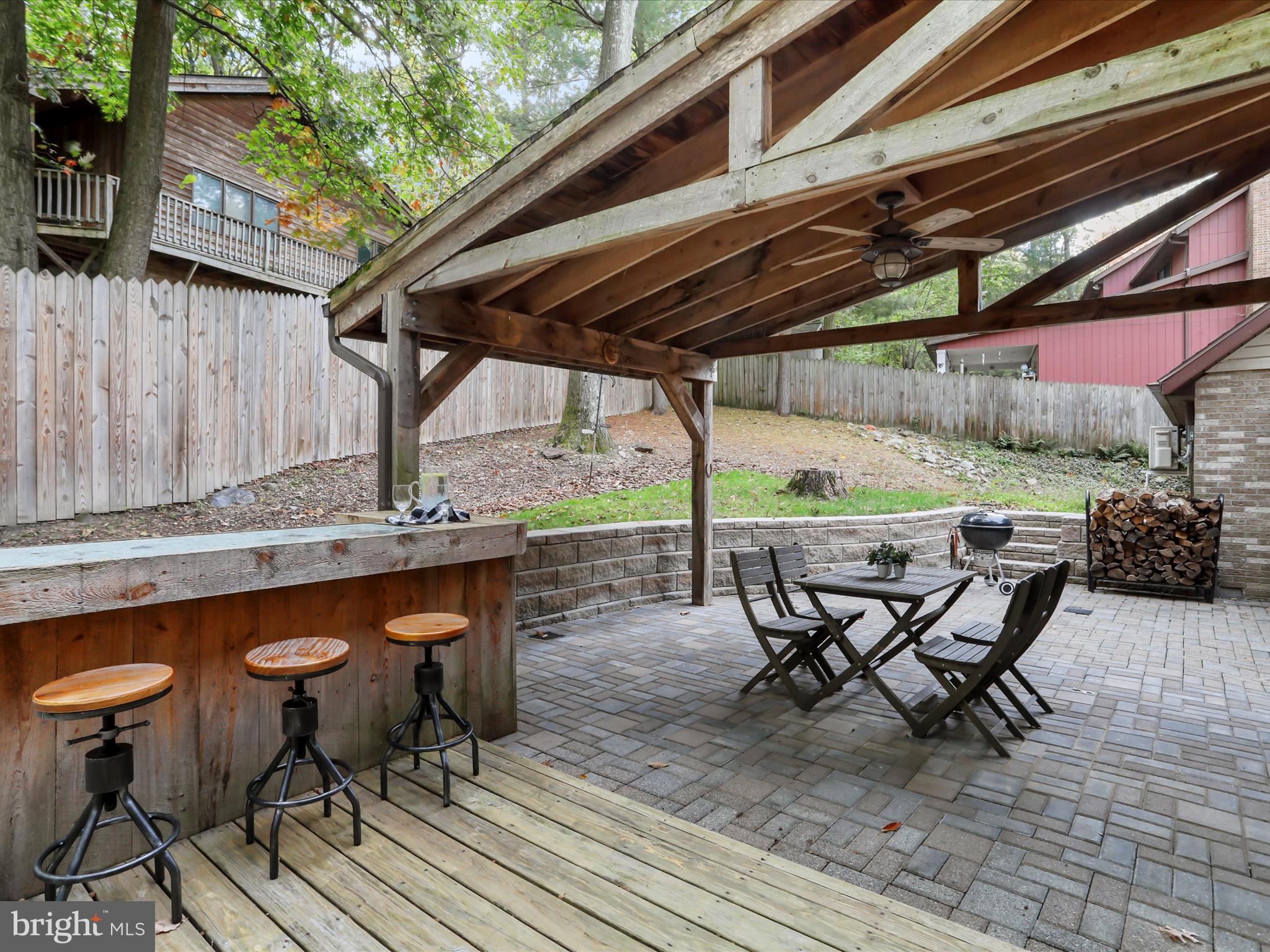 100 Mt Union Road Fayetteville, PA 17222 - Photo 34 of 43 Outdoor bar for entertaining!