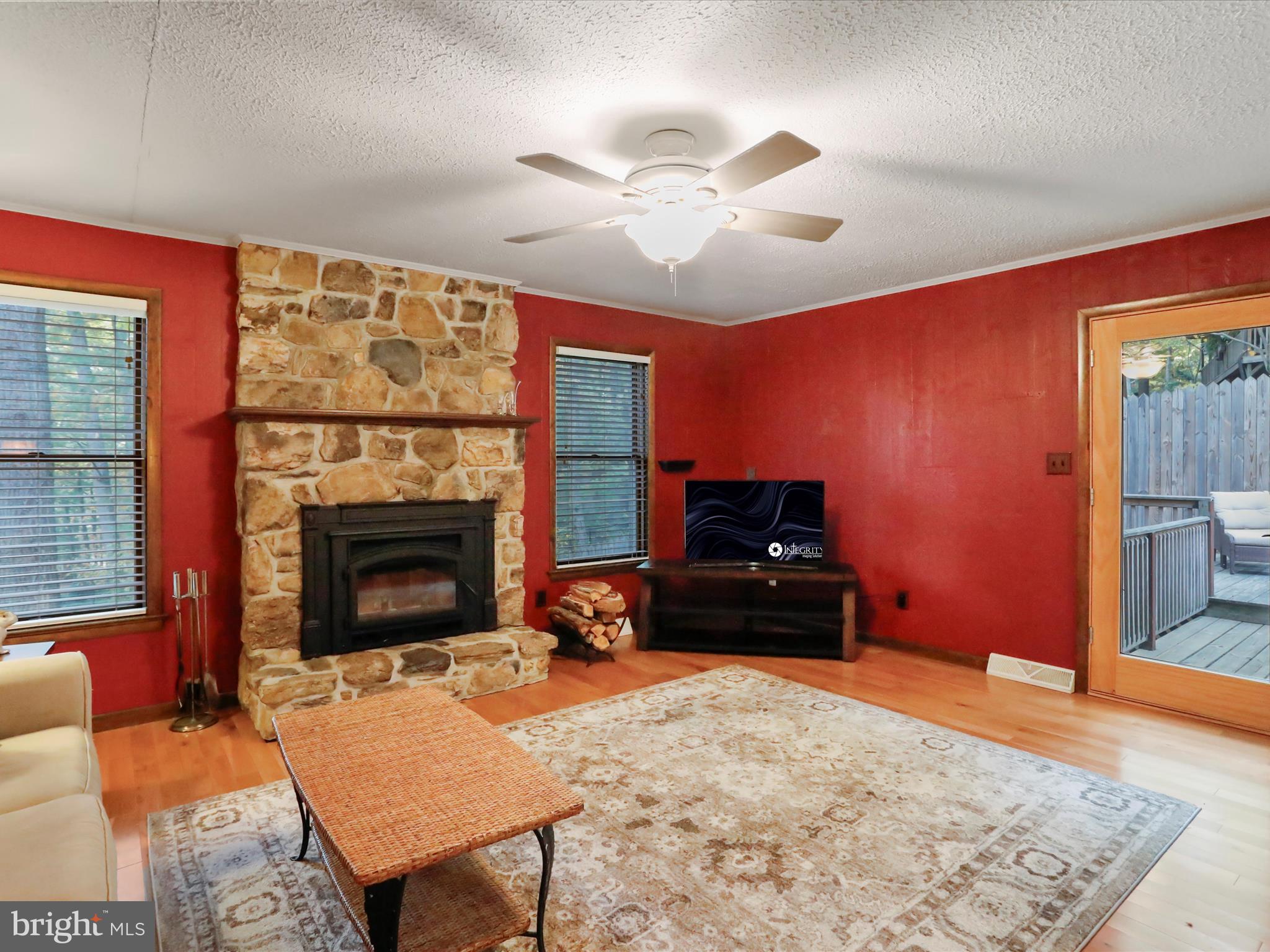 100 Mt Union Road Fayetteville, PA 17222 - Photo 5 of 43 Stone fireplace with wood insert!