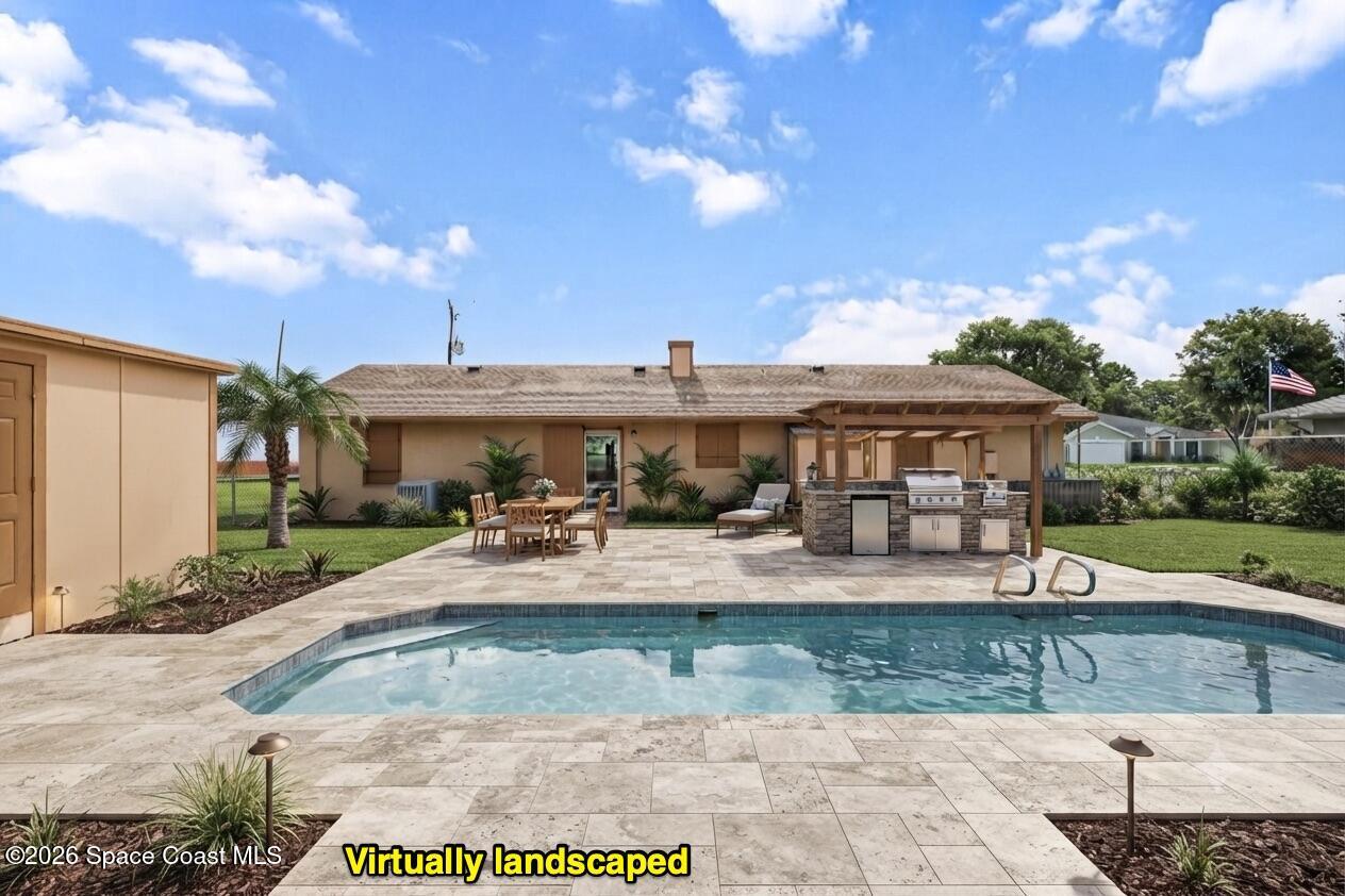 7256 Bright Avenue Cocoa, FL 32927 - Photo 23 of 29 Virtually staged oasis
