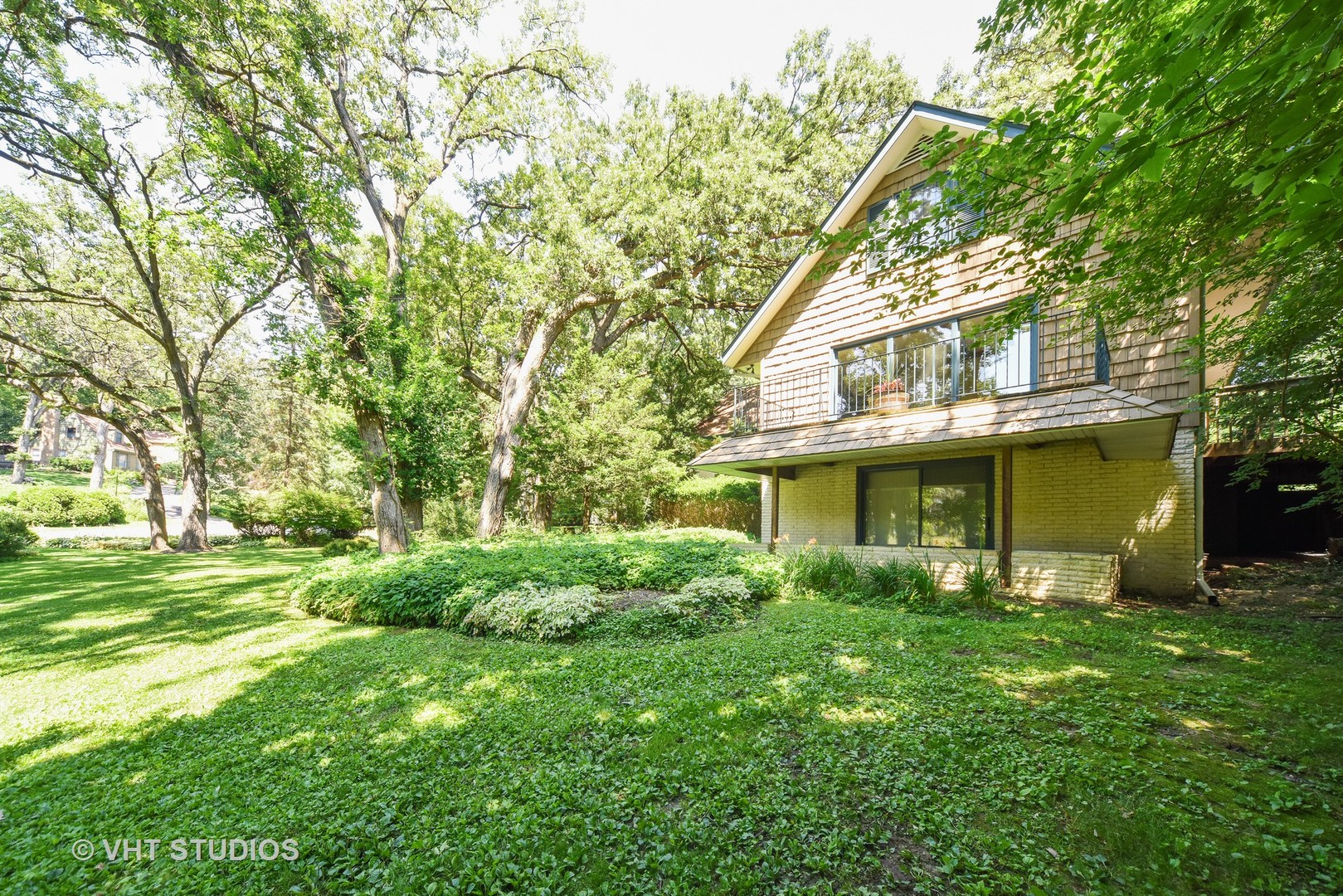36 Marryat Road Trout Valley, IL 60013 - Photo 19 of 27 a view of a house with a big yard and large trees