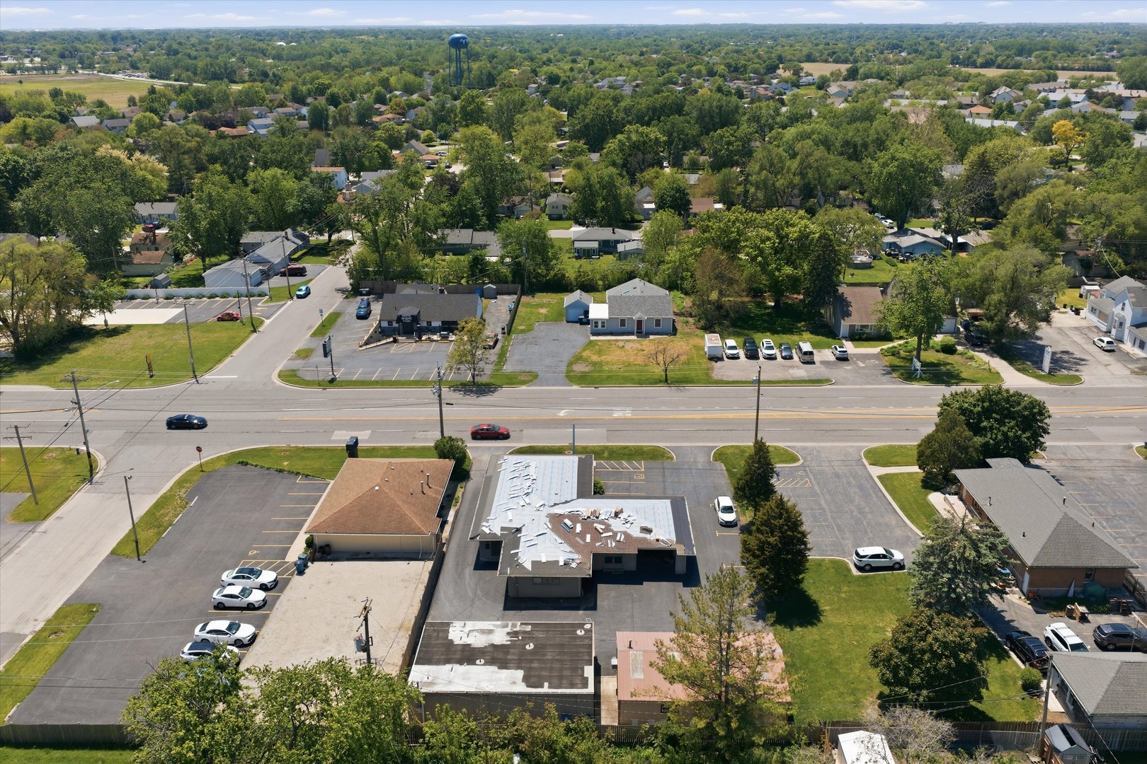 2304 Plainfield Road Crest Hill, IL 60403 - Photo 50 of 56 an aerial view of a house with a garden