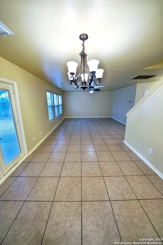 a view of a livingroom with a window
