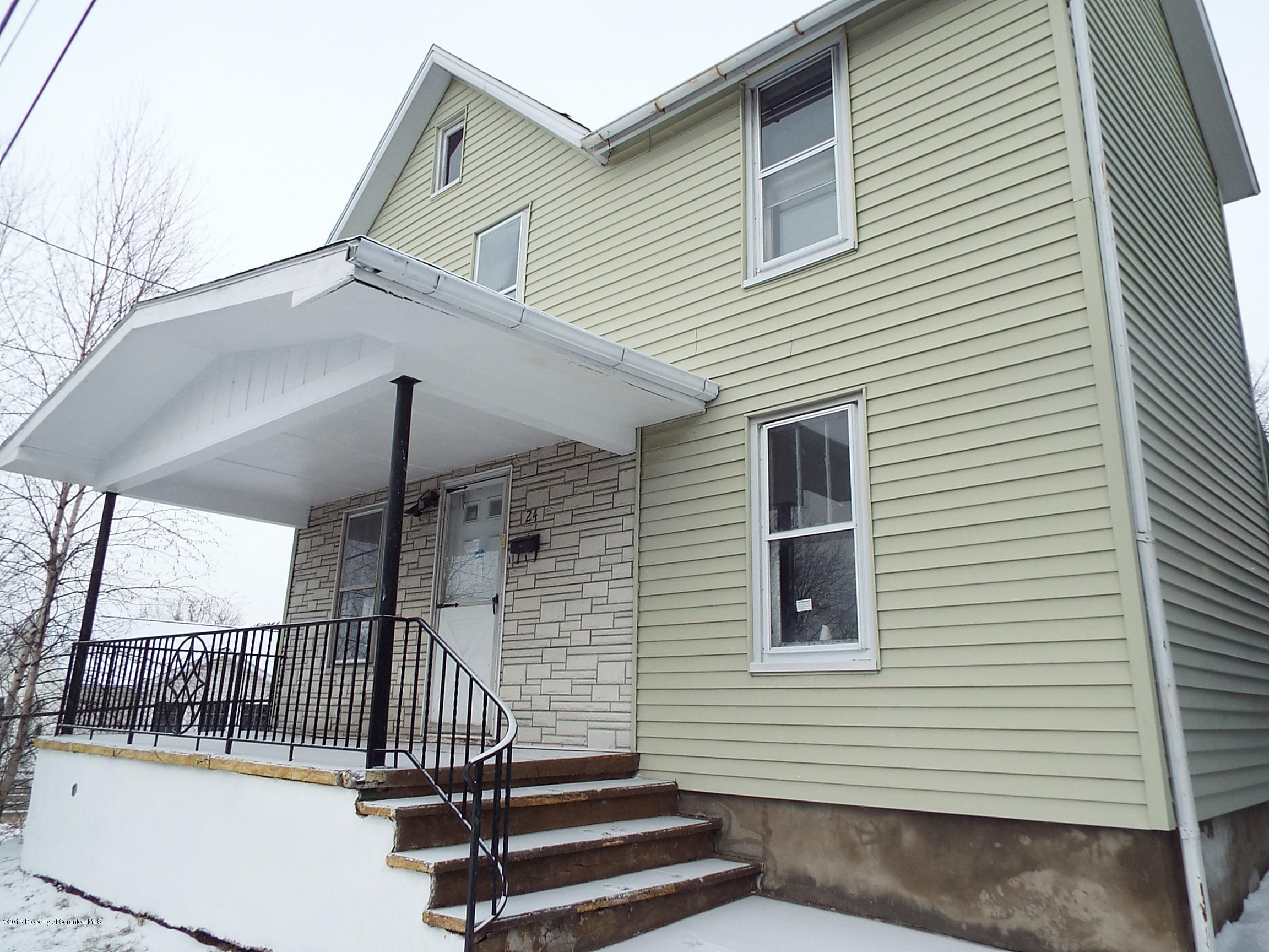 24 Rutz Street Ashley, PA 18706 - Photo 1 of 13 a view of outdoor space and deck