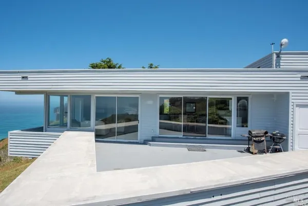 a view of outdoor space and living room