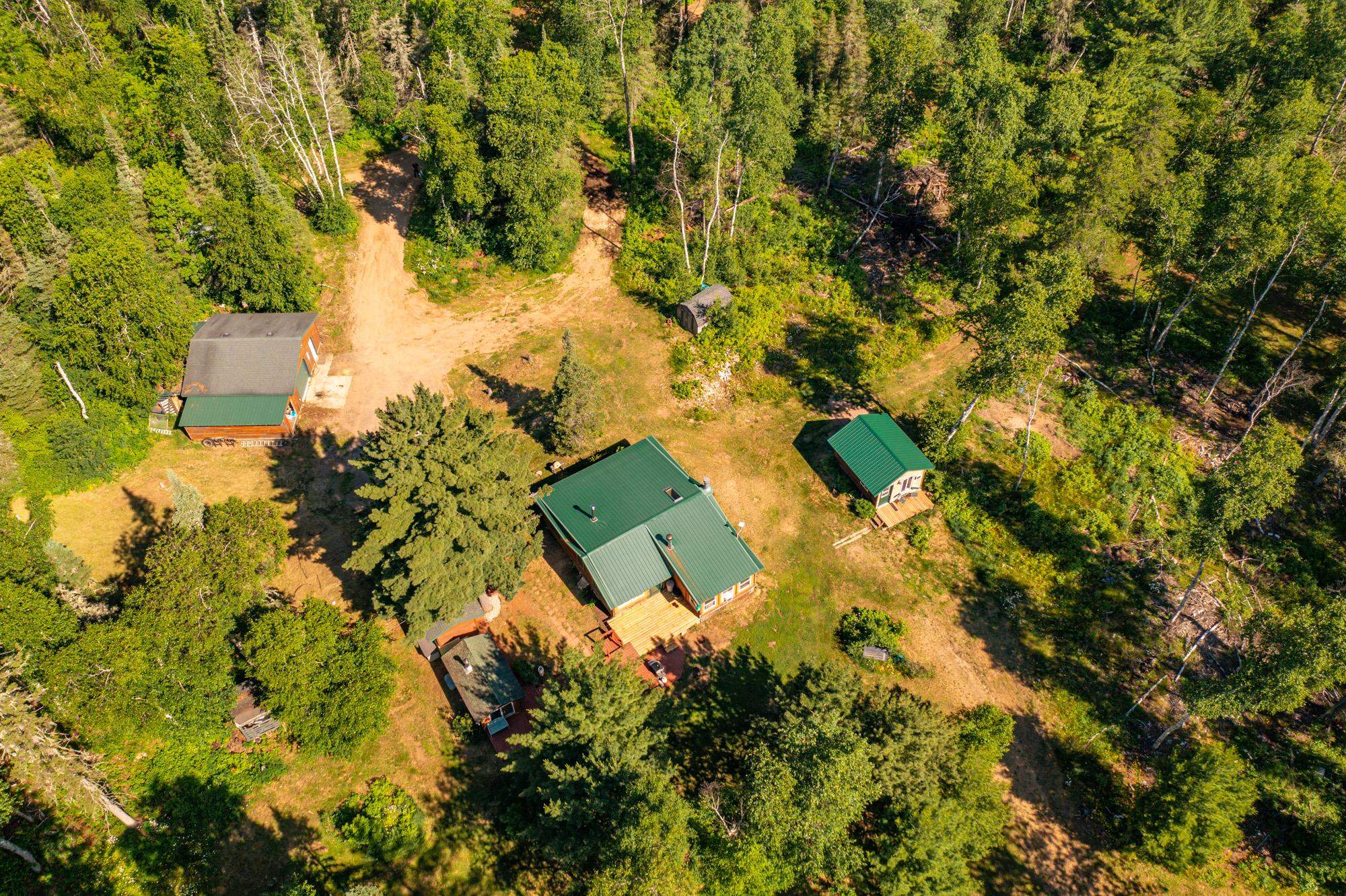 3420 Dewees Road Babbitt, MN 55706 - Photo 5 of 58 Aerial view of structures.