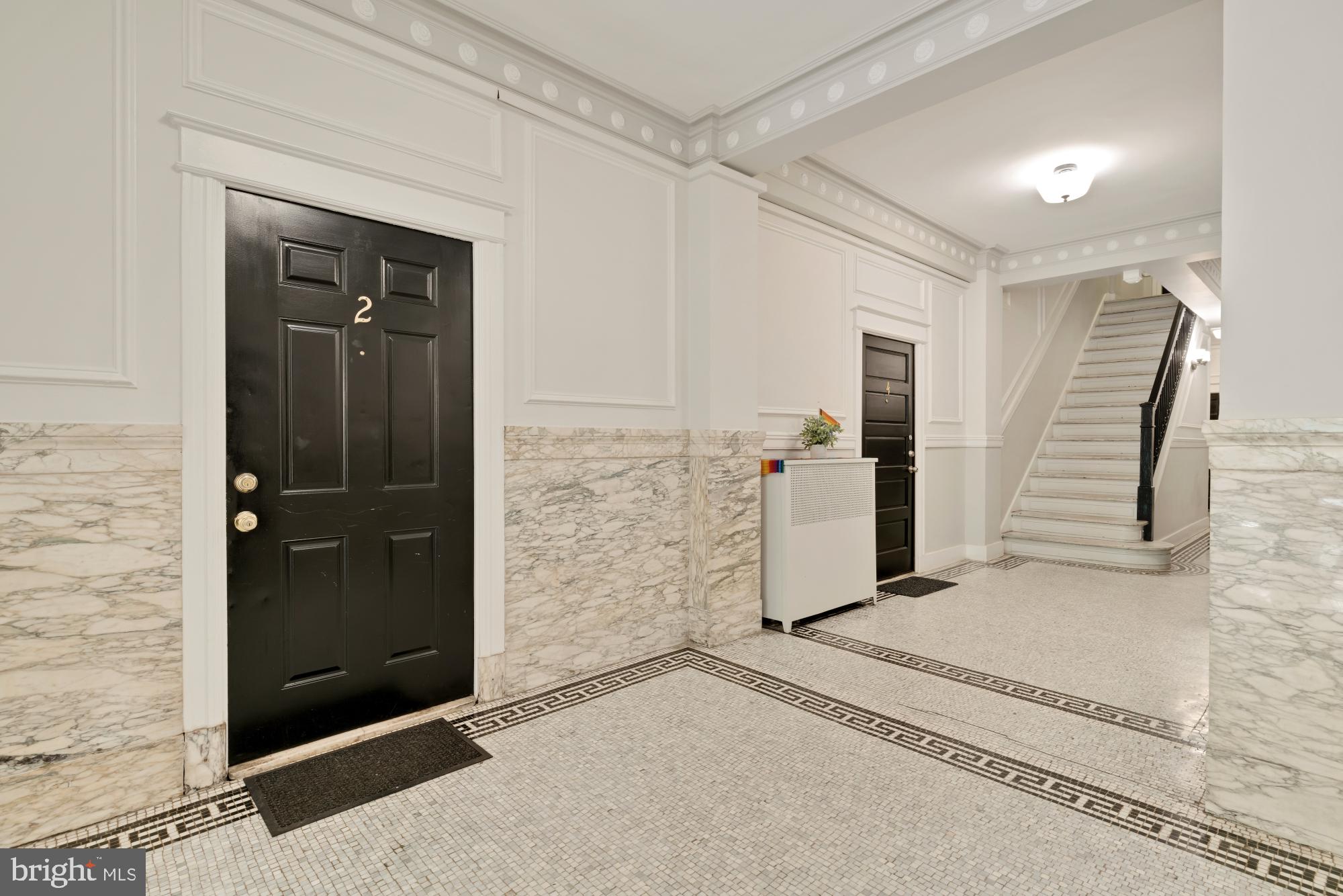 1833 S Street Northwest, Unit 2 Washington, DC 20009 - Photo 25 of 29 wooden floor with a bathroom