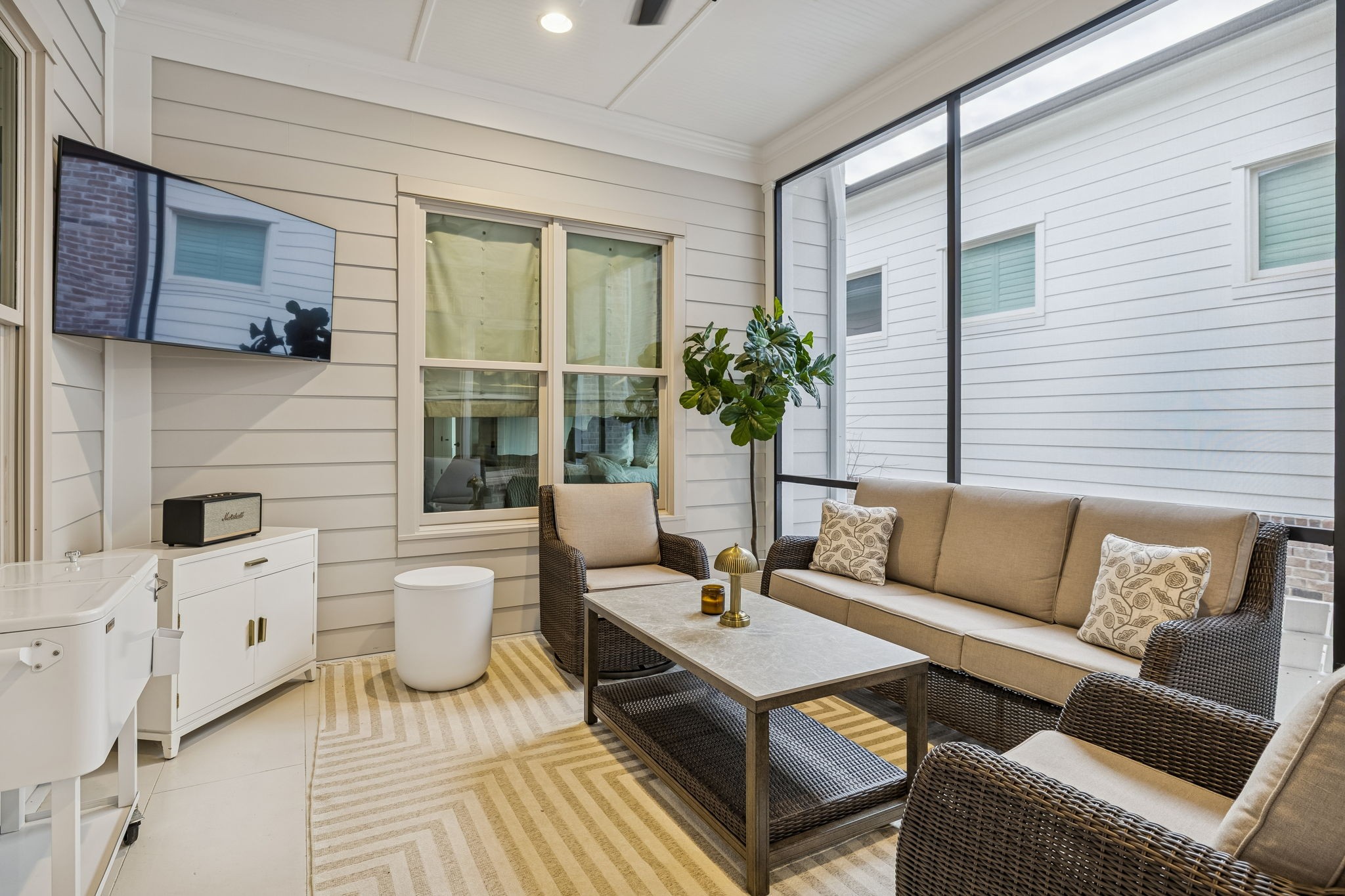 1013 William Street Franklin, TN 37064 - Photo 42 of 57 a living room with furniture wooden floor and a potted plant