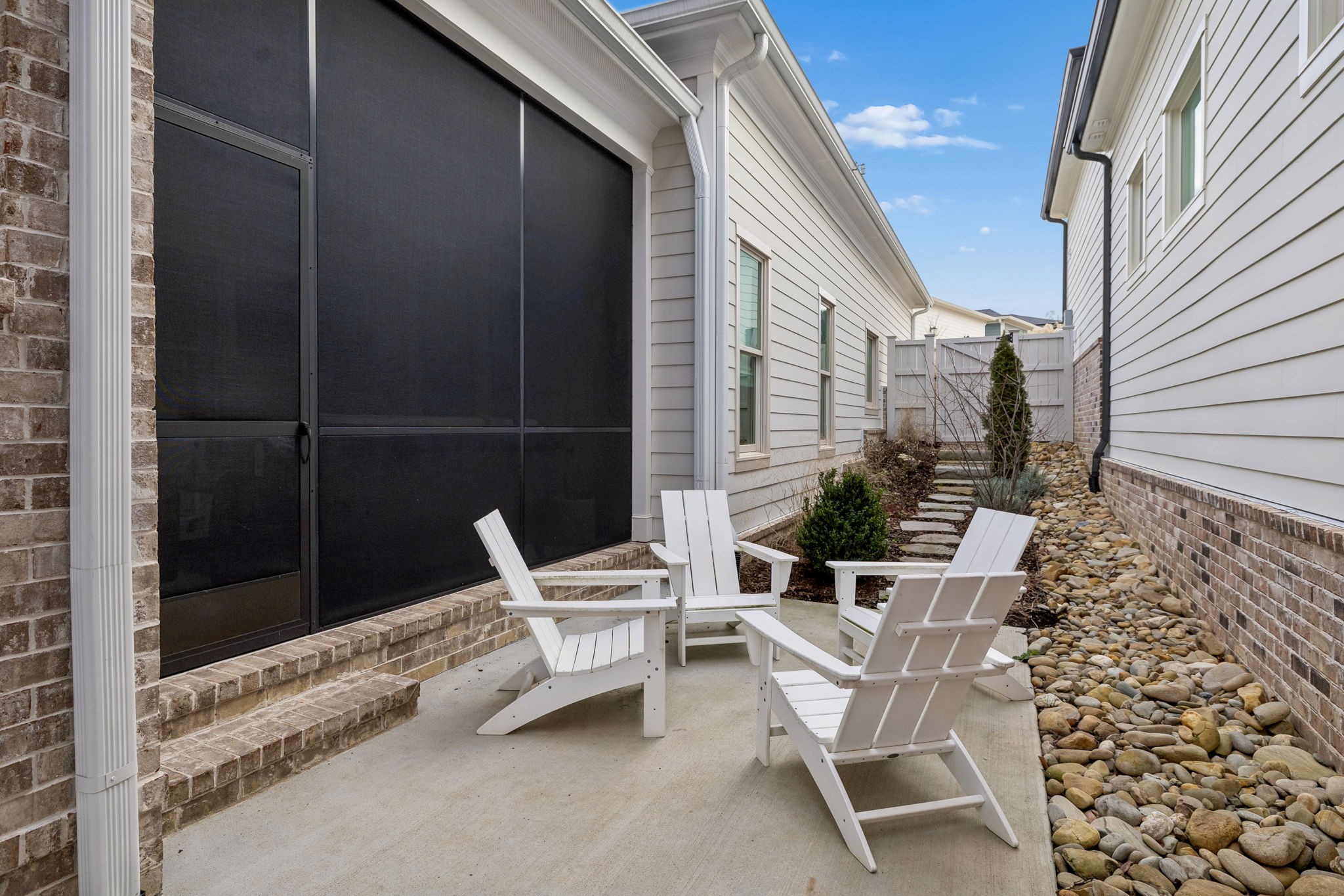 1013 William Street Franklin, TN 37064 - Photo 44 of 57 a view of backyard with outdoor seating and stairs
