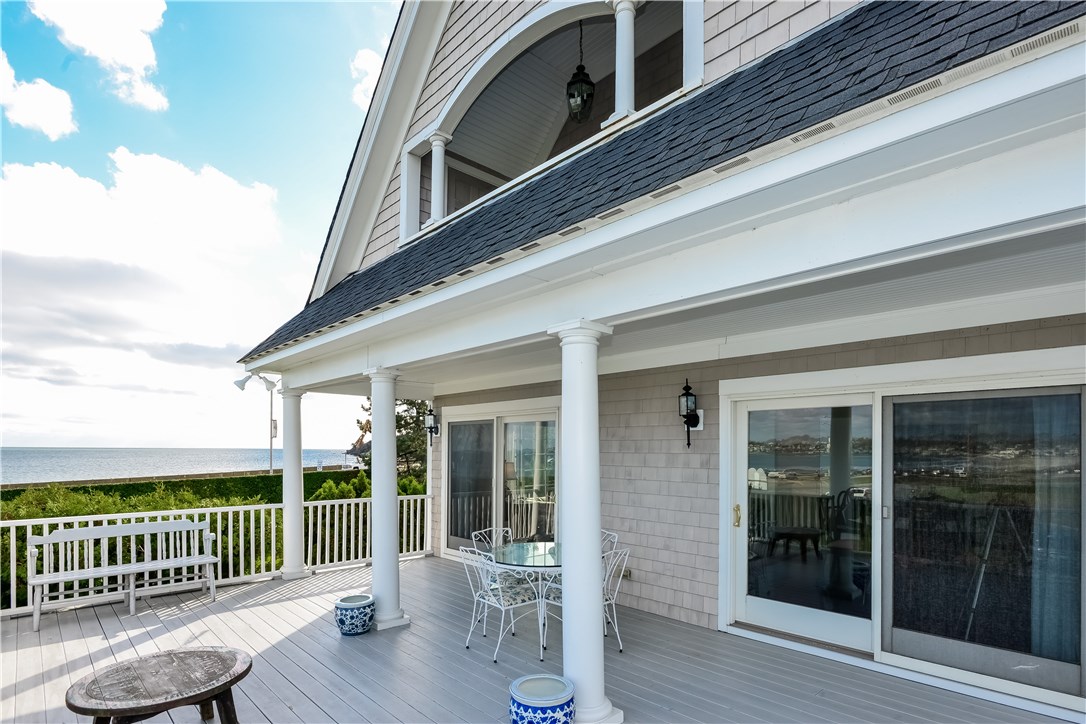 191 Old Beach Road Newport, RI 02840 - Photo 37 of 40 Front Deck over looking the ocean.