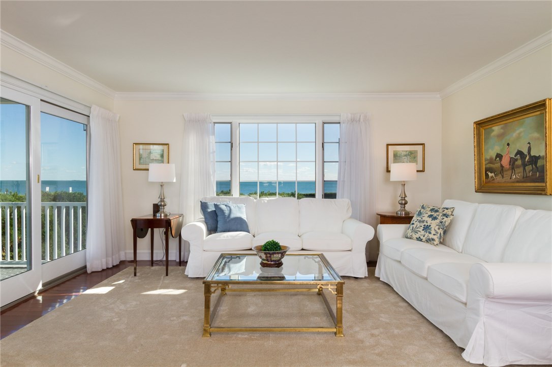 191 Old Beach Road Newport, RI 02840 - Photo 10 of 40 Bright natural light from large windows and sliders.