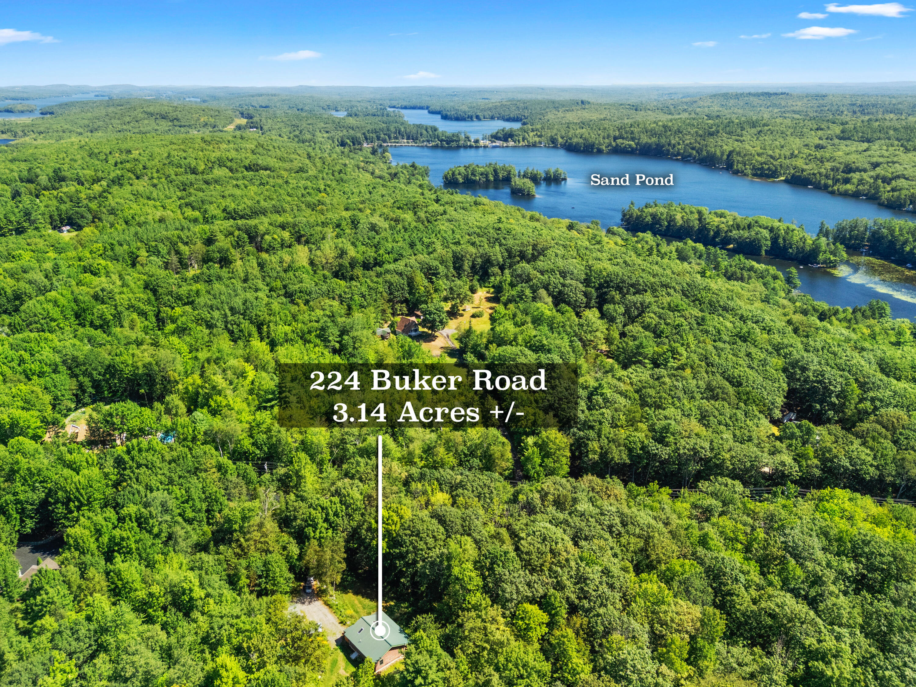 244 Buker Road Litchfield, ME 04350 - Photo 41 of 43 244 Buker Rd Location