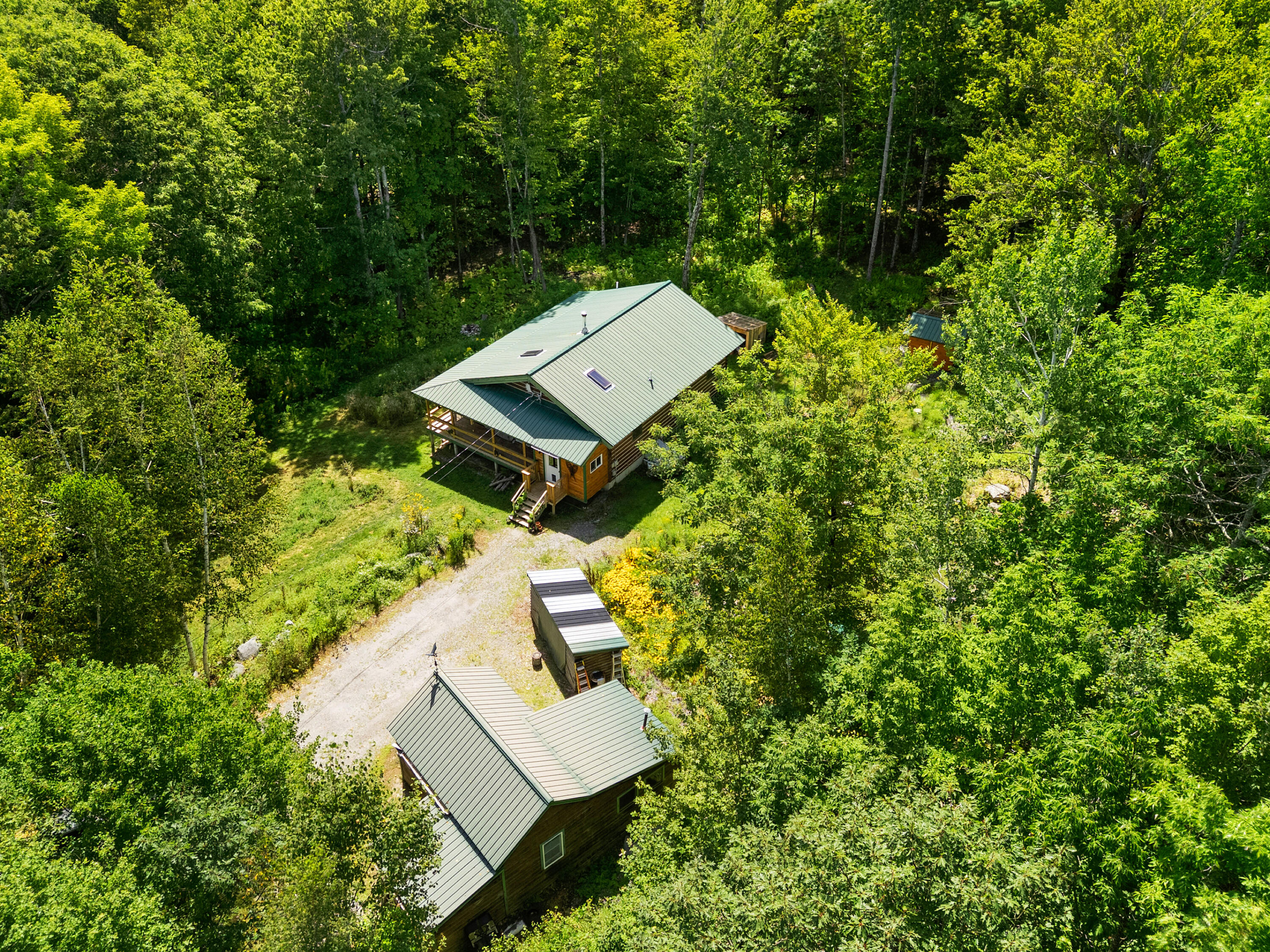 244 Buker Road Litchfield, ME 04350 - Photo 43 of 43 244 Buker Rd From Above