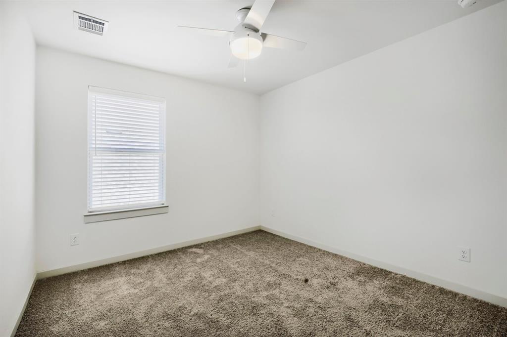 1368 Cedar Street Forney, TX 75126 - Photo 23 of 29 Neutral wall color, carpeted flooring, window with blinds, and a ceiling fan