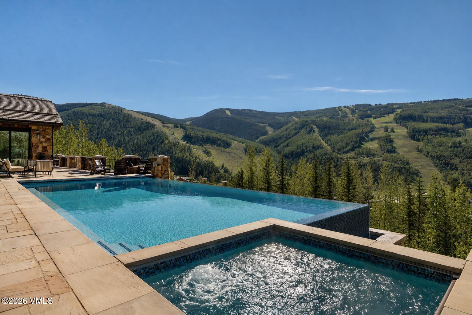 1000 Spraddle Creek Road Vail, CO 81657 - Photo 13 of 26 Infinity Pool & Hottub