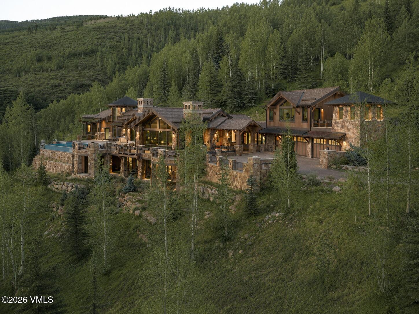 1000 Spraddle Creek Road Vail, CO 81657 - Photo 2 of 26 Aerial 2