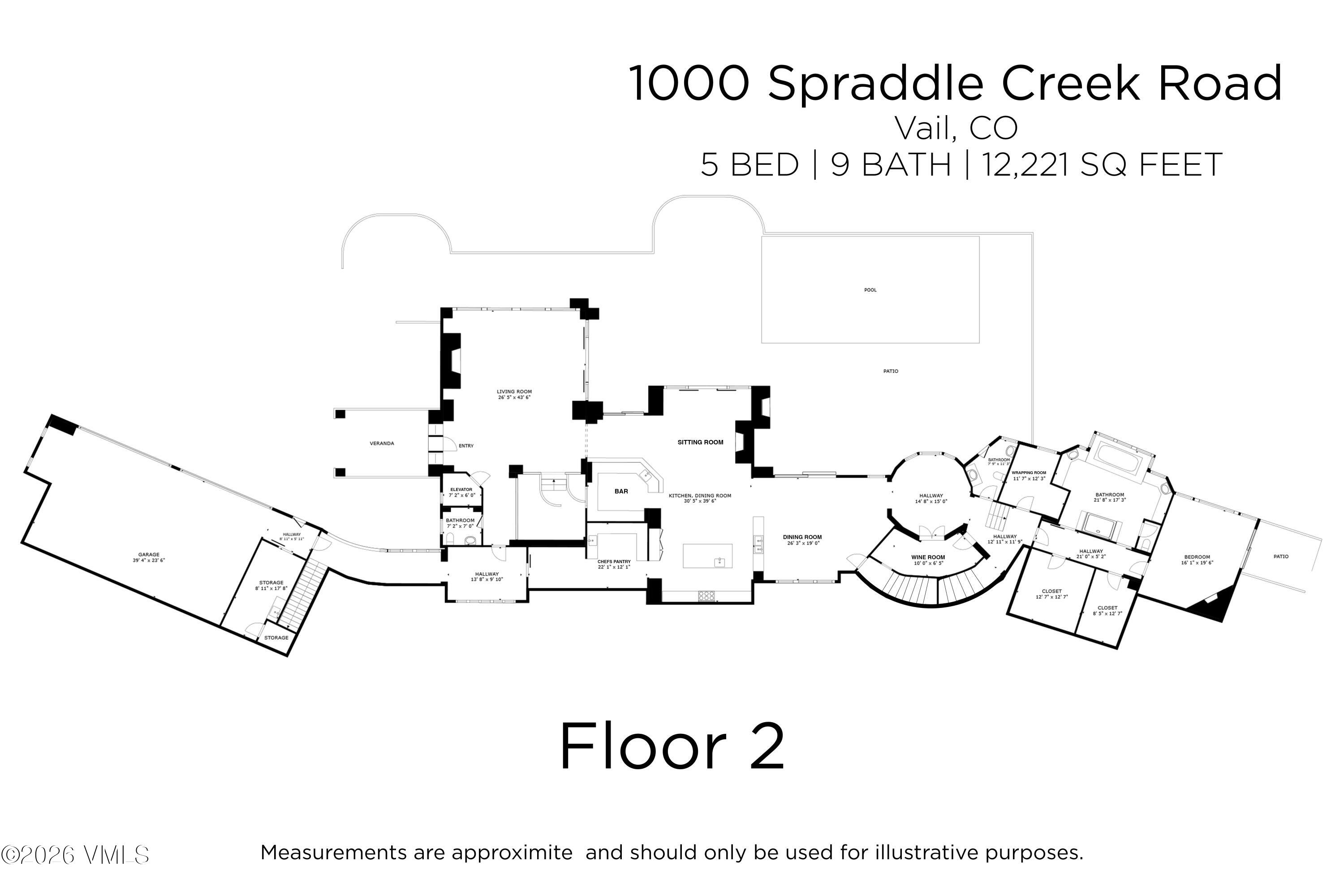 1000 Spraddle Creek Road Vail, CO 81657 - Photo 25 of 26 Floor 2