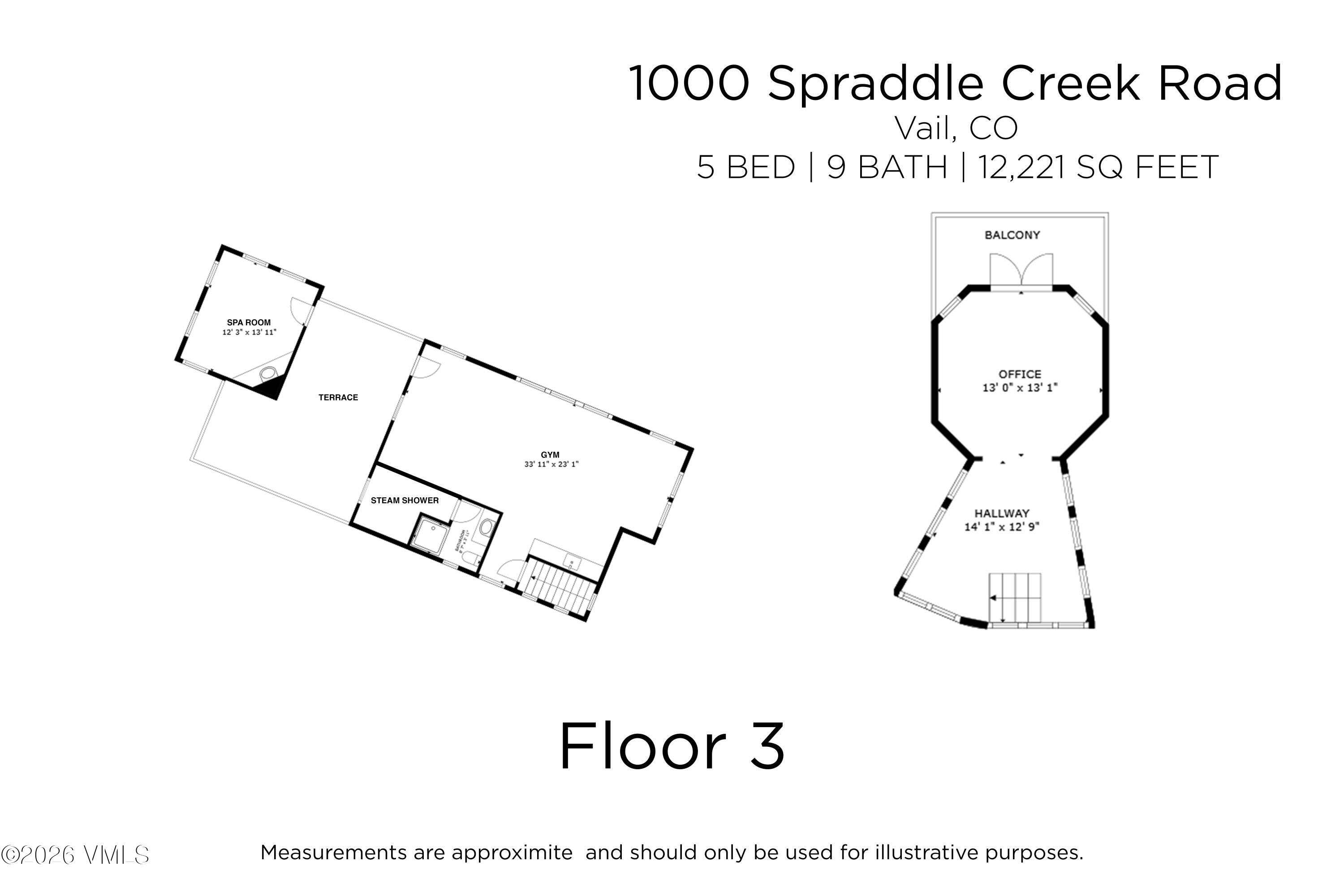 1000 Spraddle Creek Road Vail, CO 81657 - Photo 26 of 26 Floor 3