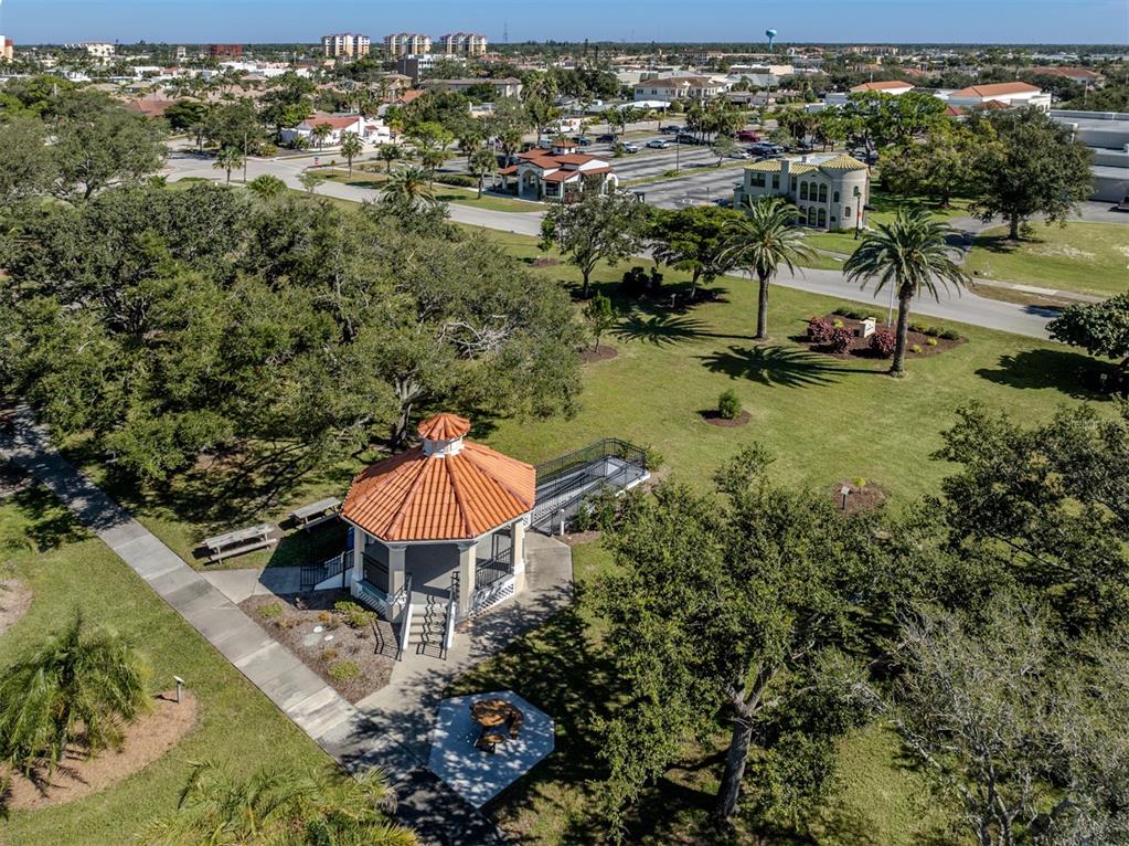 332 Pensacola Road Venice, FL 34285 - Photo 36 of 56 an aerial view of a house with a yard