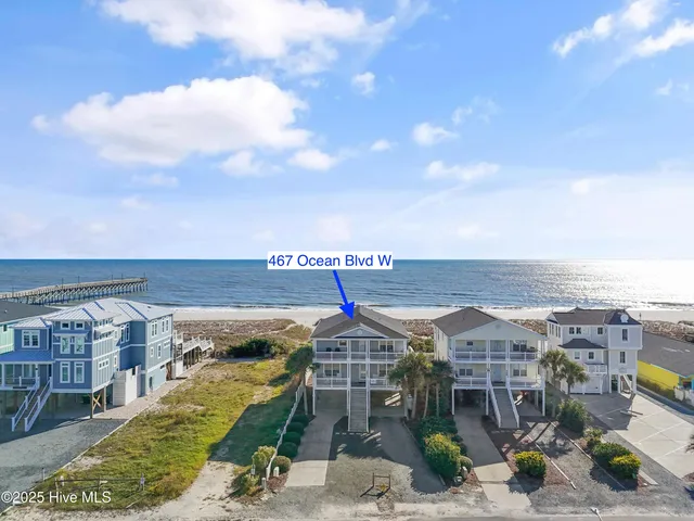 $1,725,000 | 467 Ocean Boulevard West, Holden Beach, NC 28462