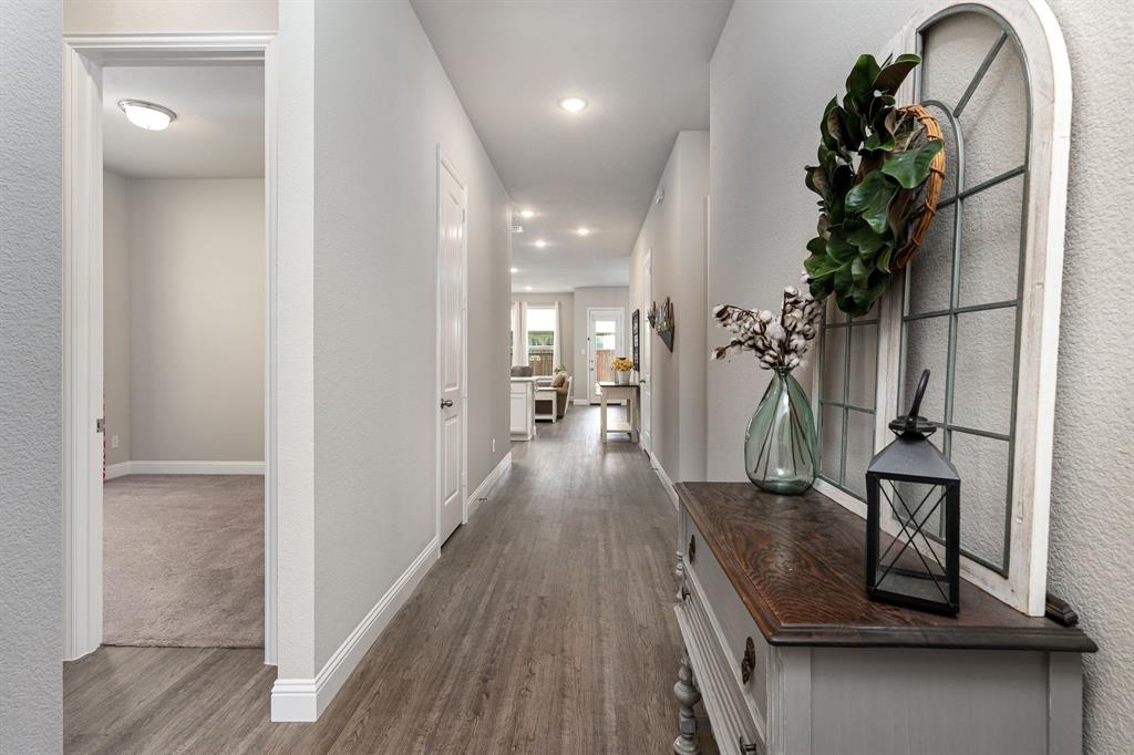 1320 Rosebush Road Aubrey, TX 76227 - Photo 6 of 33 a view of entryway with wooden floor