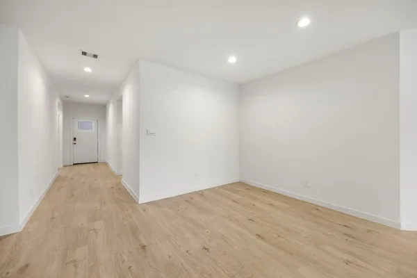 wooden floor in an empty room