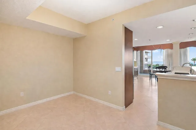 a view of a kitchen with a sink