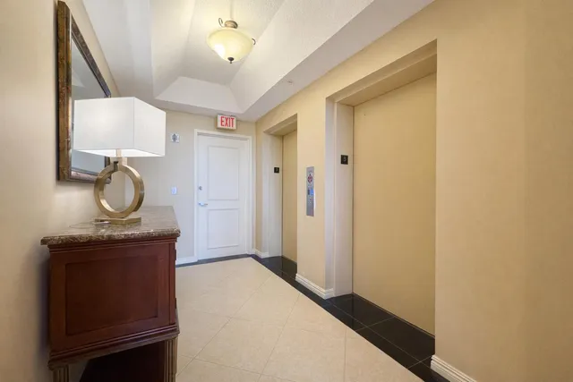 a very nice looking hallway