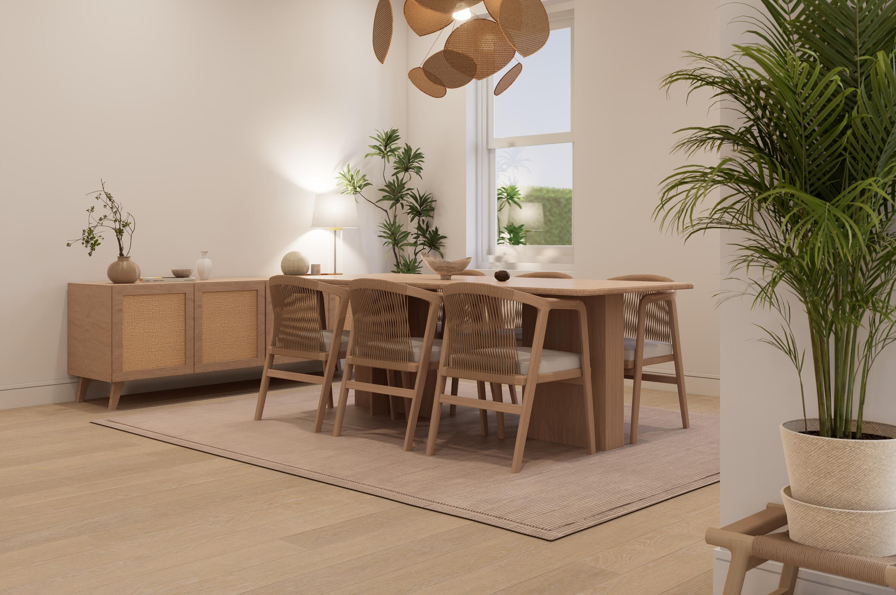 1041 Bimini Lane Singer Island, FL 33404 - Photo 15 of 26 a view of a dining room with furniture and a potted plant