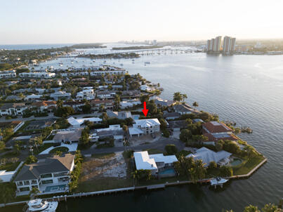 1041 Bimini Lane Singer Island, FL 33404 - Photo 2 of 26 an aerial view of lake and city