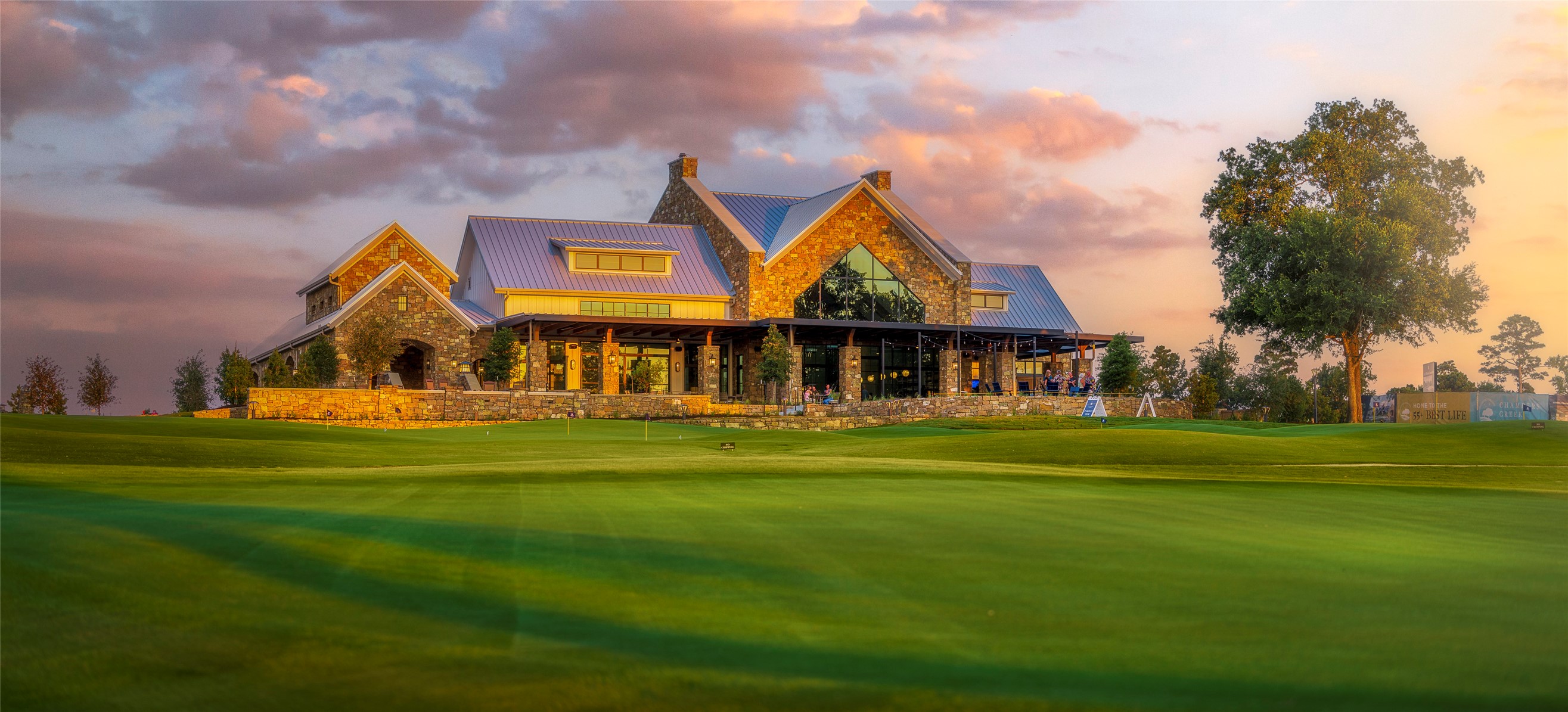 10026 Larkin Cove Willis, TX 77318 - Photo 46 of 46 The clubhouse at Chambers Creek, The Summit offers sweeping golf course views, rustic-luxe architecture, and is home to Jerry’s—the community’s signature restaurant and social gathering spot.