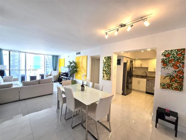 a view of roof deck with city view