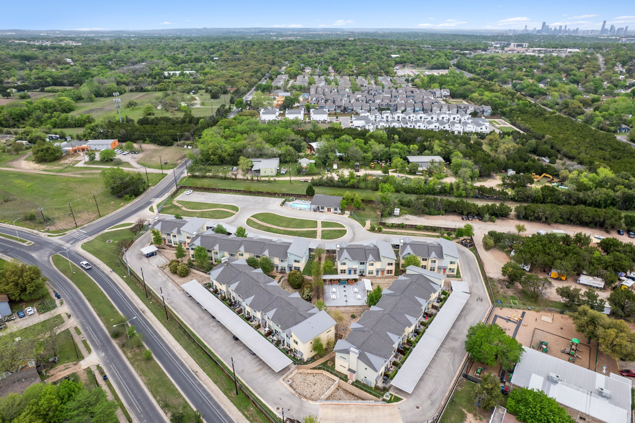 7805 Cooper Lane, Unit 606 Austin, TX 78745 - Photo 35 of 35 a view of a city from a balcony