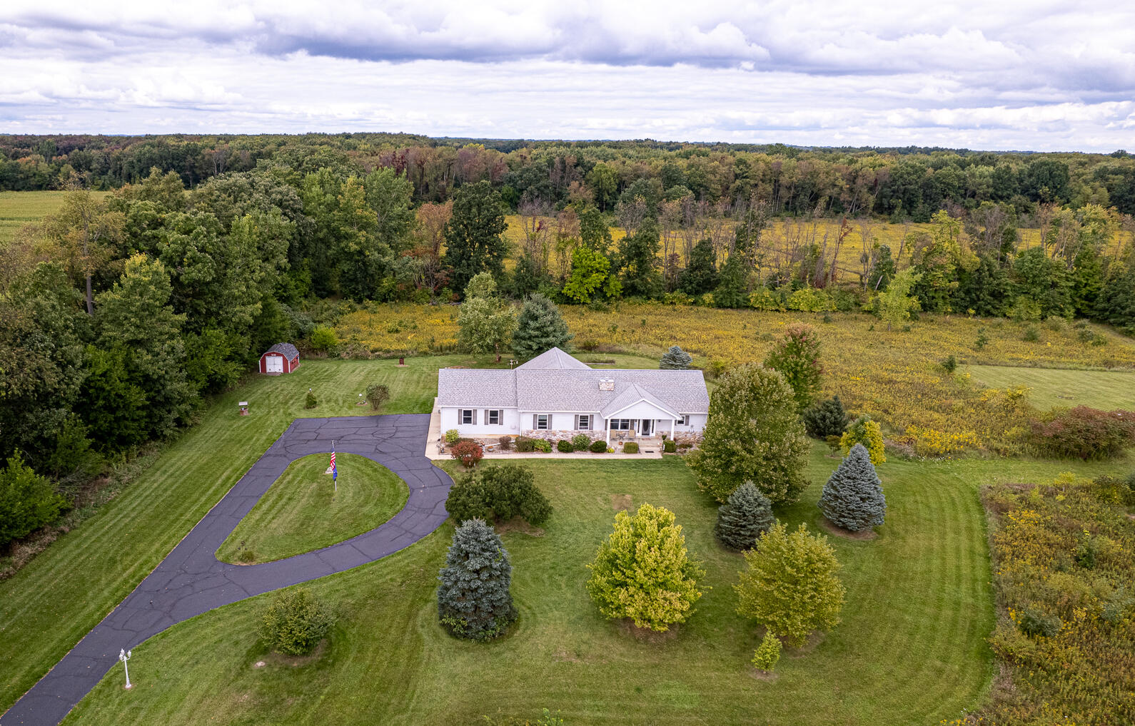 10600 King Road Spring Arbor, MI 49283 - Photo 32 of 39 10600 King Rd Jackson MI (Aerial Photo)-