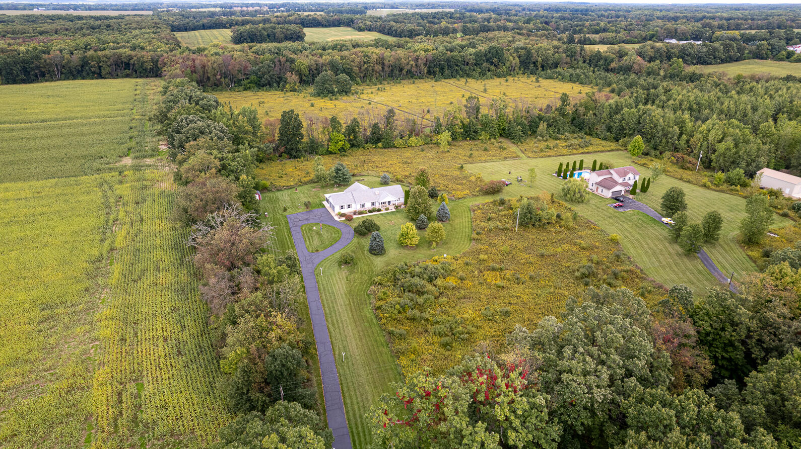 10600 King Road Spring Arbor, MI 49283 - Photo 34 of 39 10600 King Rd Jackson MI (Aerial Photo)-