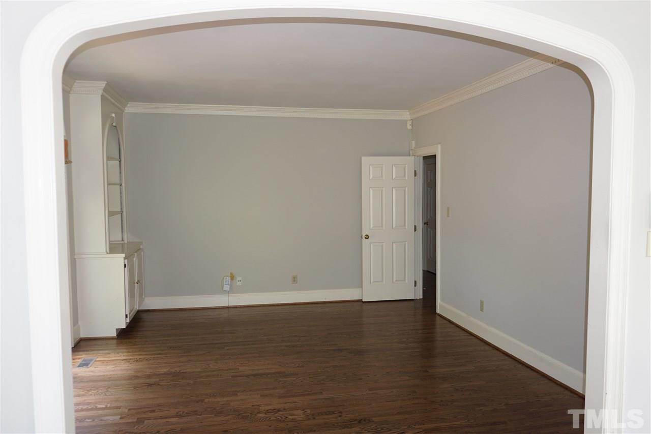 3330 Ridgecrest Court Raleigh, NC 27607 - Photo 12 of 25 a view of room with wooden floor