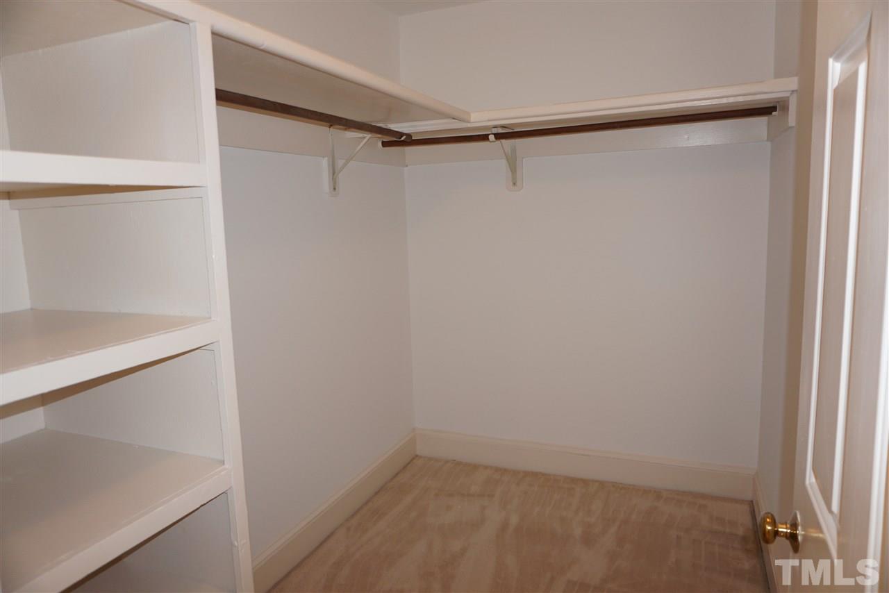 3330 Ridgecrest Court Raleigh, NC 27607 - Photo 17 of 25 a view of an empty walk in closet