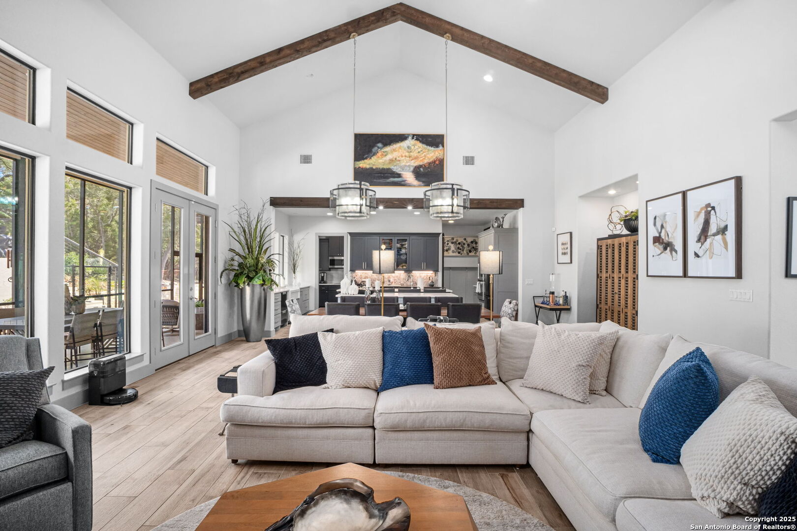 2016 Brunello New Braunfels, TX 78132 - Photo 13 of 53 a living room with furniture white walls and a large window