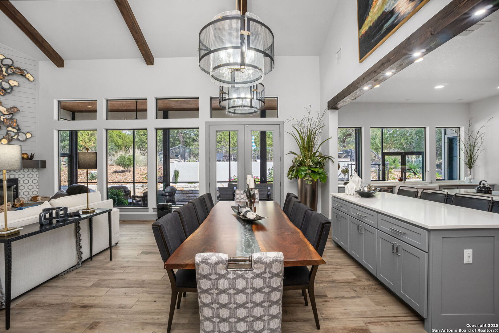 2016 Brunello New Braunfels, TX 78132 - Photo 15 of 53 a large kitchen with a table and chairs