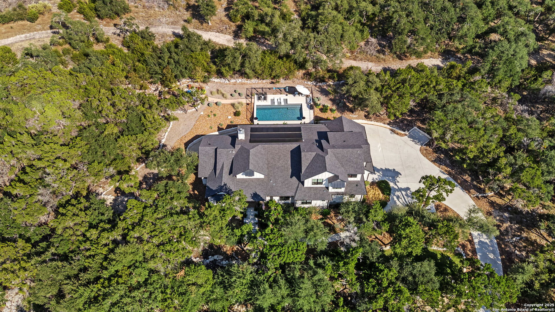 2016 Brunello New Braunfels, TX 78132 - Photo 49 of 53 an aerial view of a house with a yard