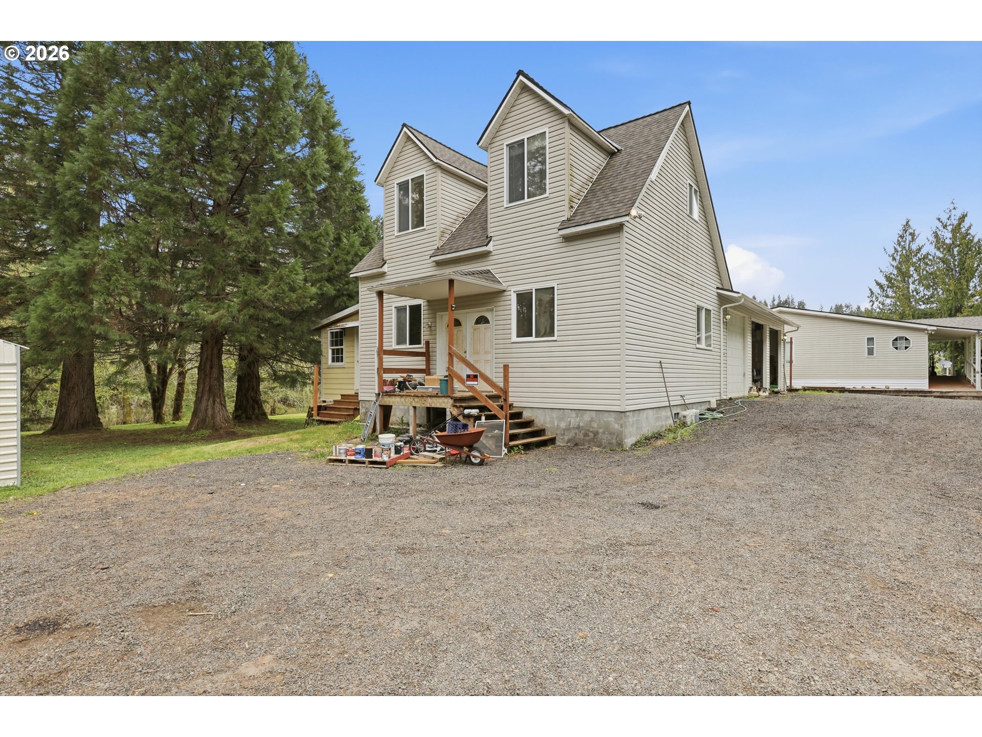 82320 Bay Road Seaside, OR 97138 - Photo 12 of 47 a view of a house with backyard