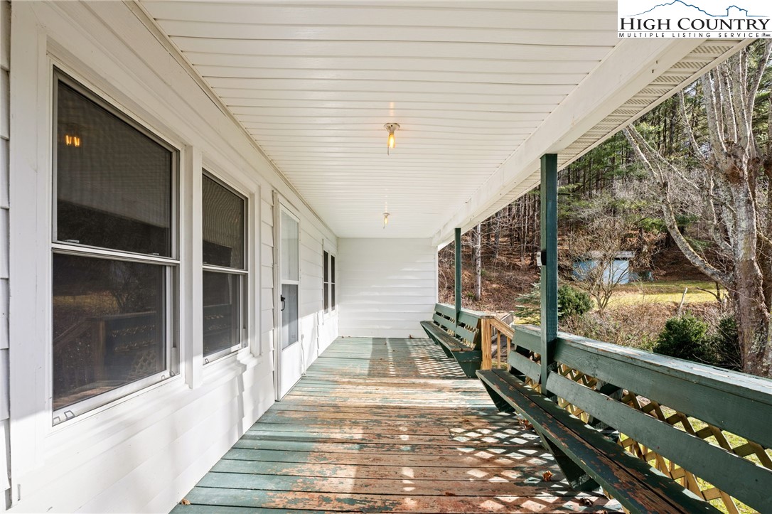 336 Willowdale Church Road Vilas, NC 28692 - Photo 30 of 45 a view of a balcony