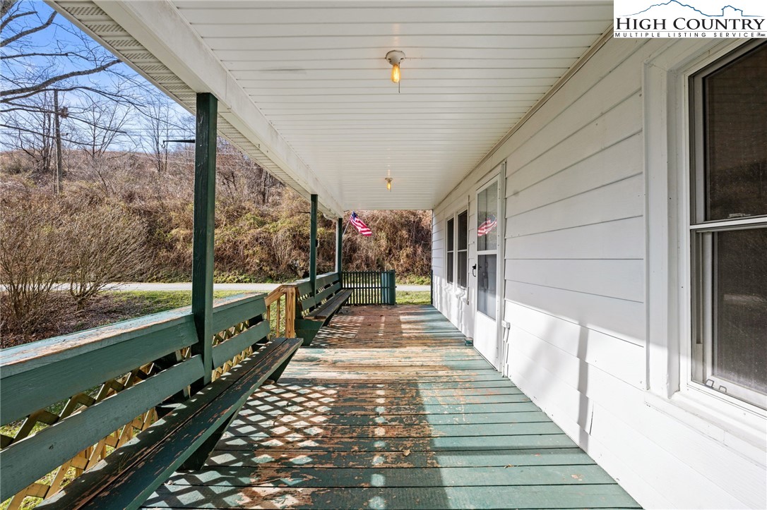 336 Willowdale Church Road Vilas, NC 28692 - Photo 33 of 45 a view of a balcony