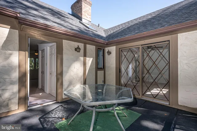 a view of a livingroom with a chair