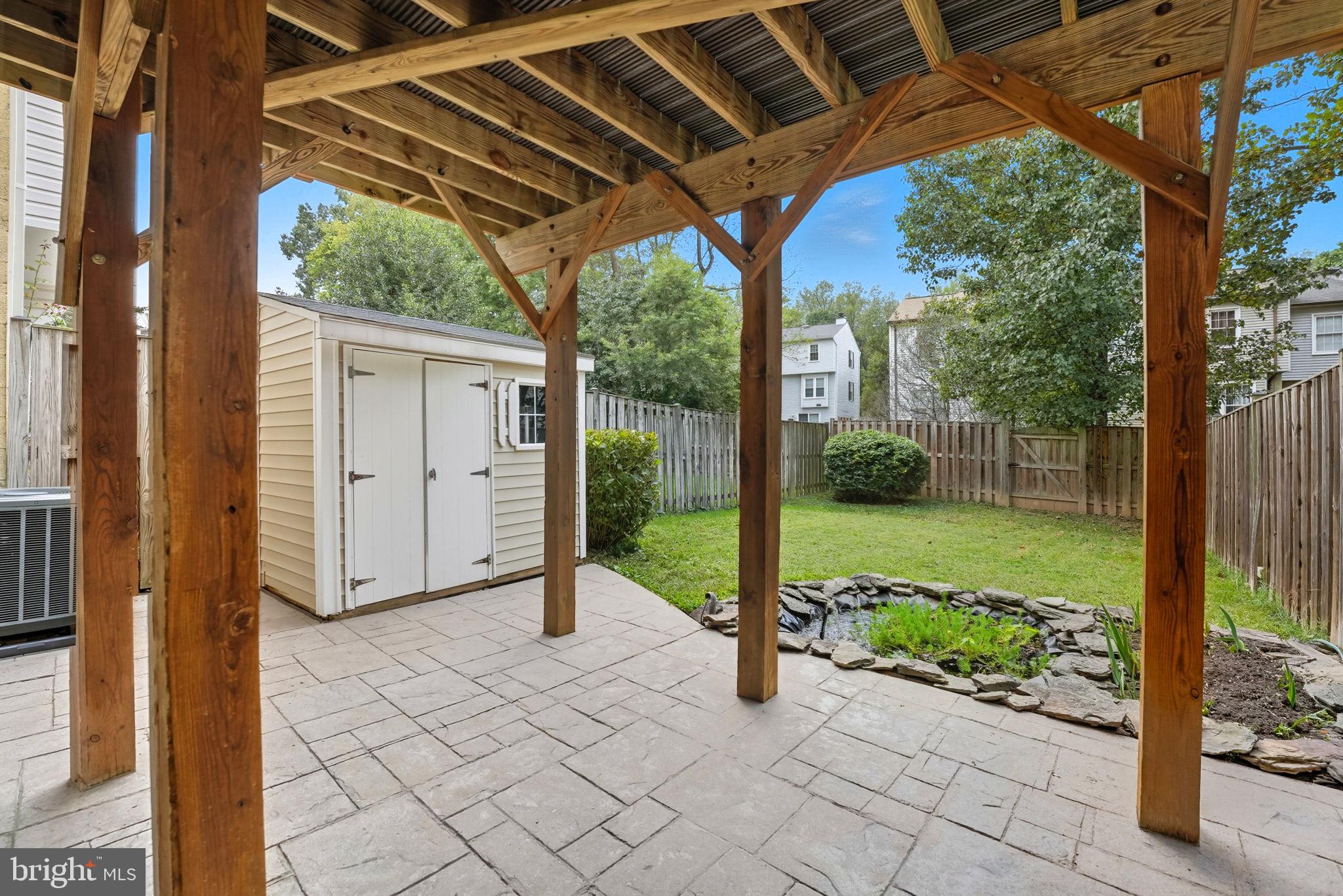 7954 Forest Path Way Springfield, VA 22153 - Photo 30 of 34 a view of a backyard with garden