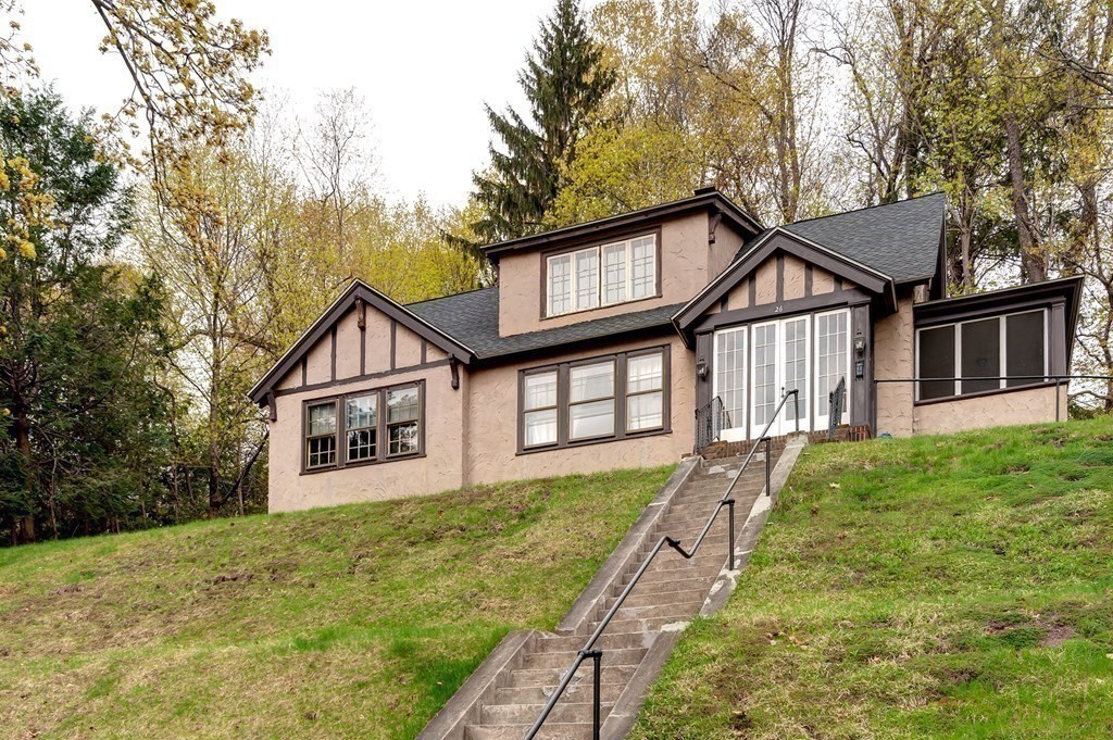 26 St Elmo Road Worcester, MA 01602 - Photo 41 of 42 a view of a house with yard and deck