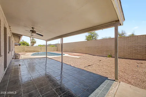a view of a porch