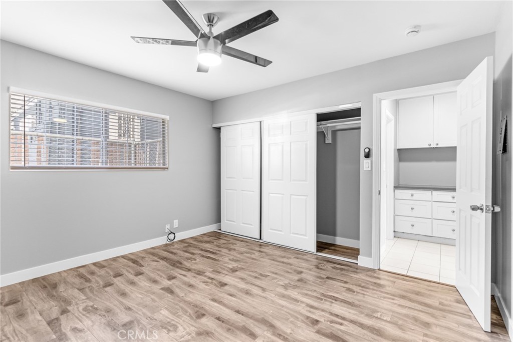 1106 Pacific Avenue Long Beach, CA 90813 - Photo 13 of 13 a view of empty room with a ceiling fan and a window