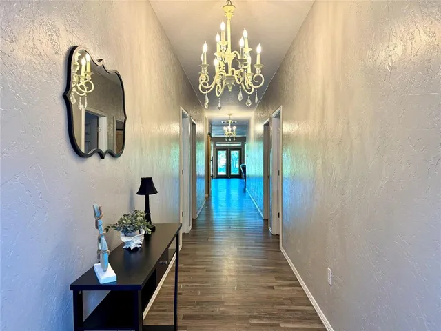 a view of a entryway of a house