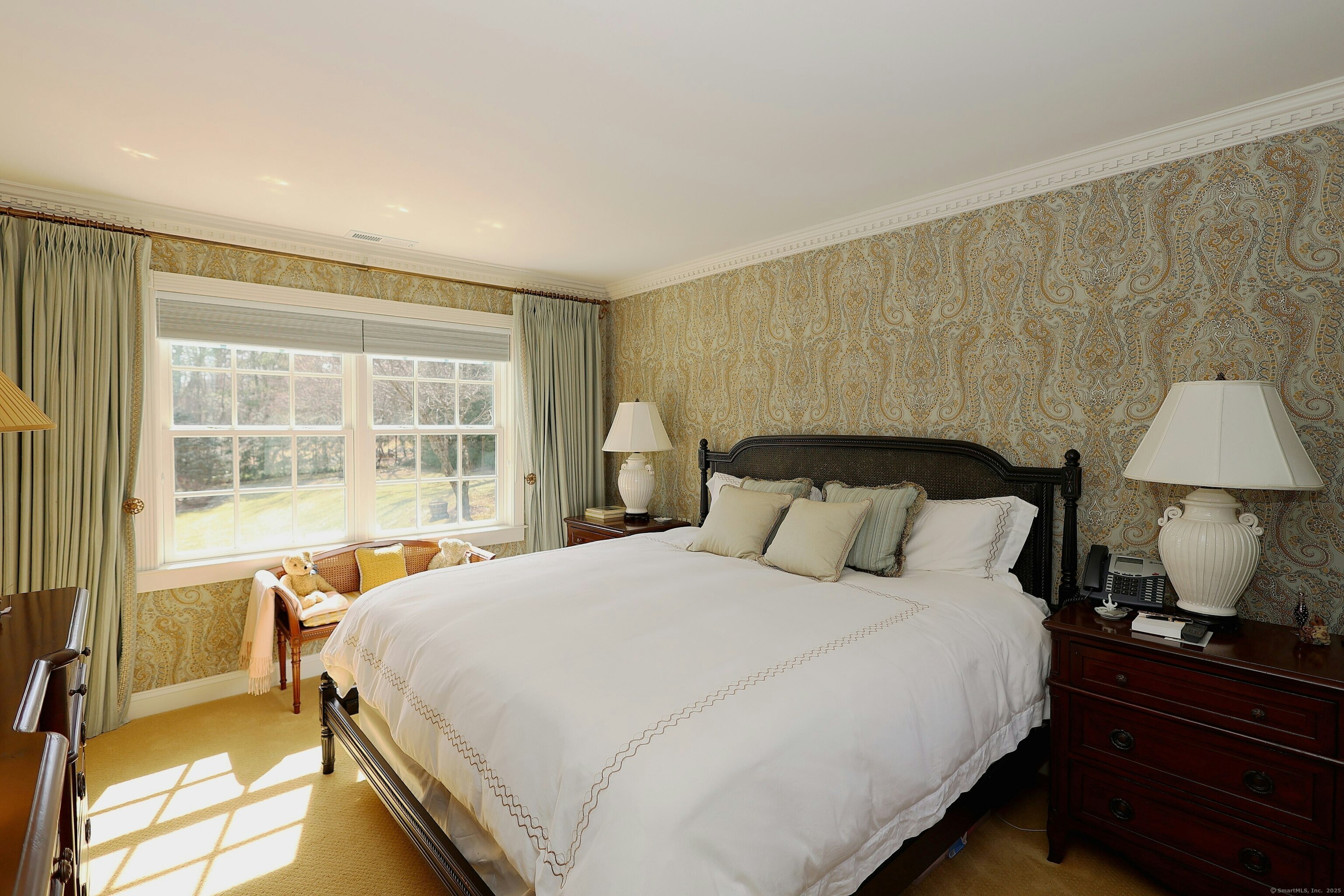 463 North Salem Road Ridgefield, CT 06877 - Photo 26 of 40 a bedroom with a bed and a window with outer view
